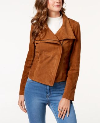 michael kors brown suede jacket