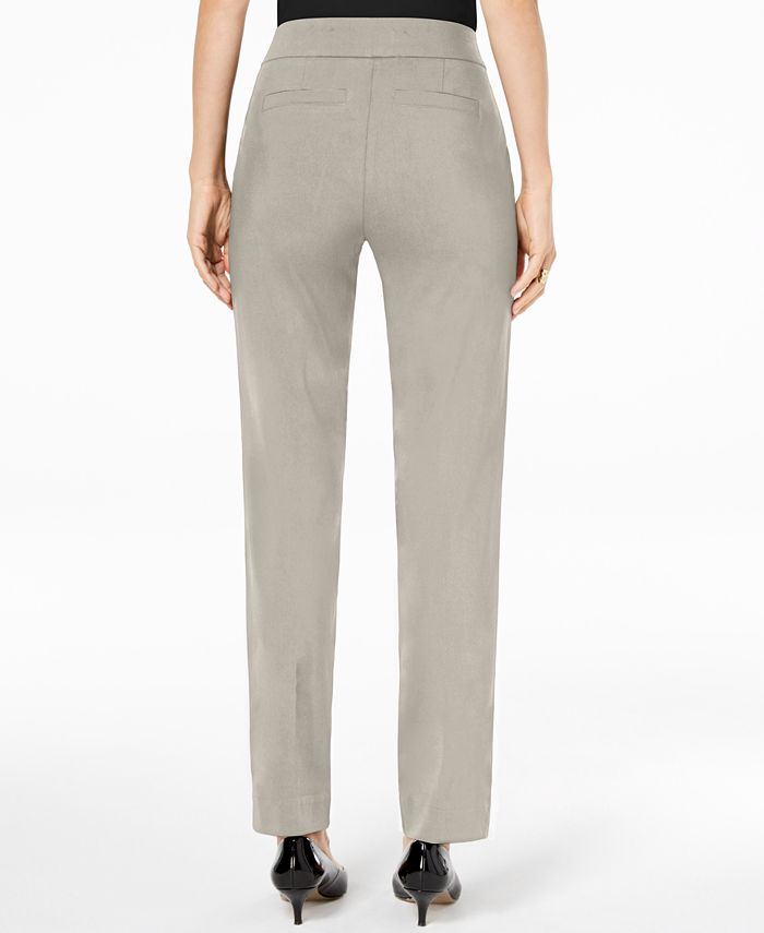 Jm Collection Plus Size Tummy Control Pull-On Capri Pants, Created for  Macy's