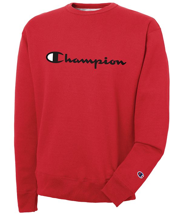 Champion Men's Powerblend Fleece Logo Sweatshirt & Reviews - Hoodies ...