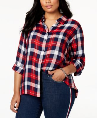 plus size tommy hilfiger shirt