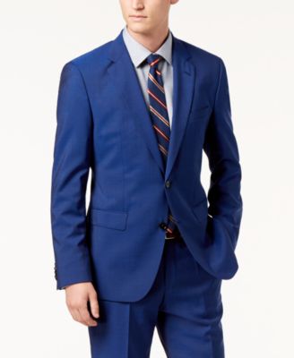 hugo boss blue suit 
