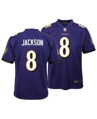 men's nike lamar jackson baltimore ravens game jersey stores