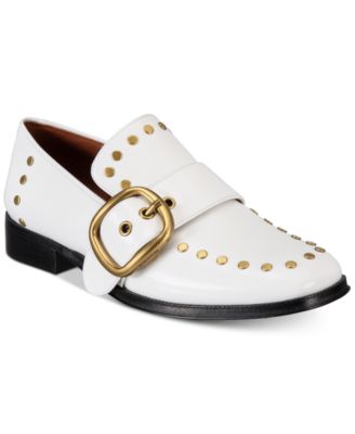 coach studded loafers