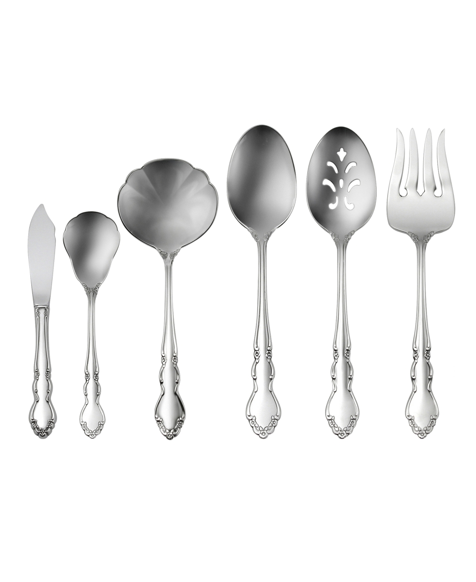 Oneida Flatware 18/10, Dover 6 Piece Hostess Set   Flatware