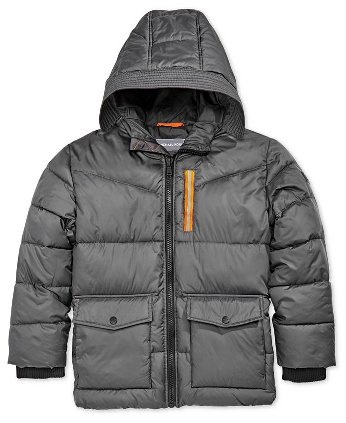 Michael Kors Toddler Boys Hooded Puffer Coat & Reviews Coats & Jackets Kids Macy's