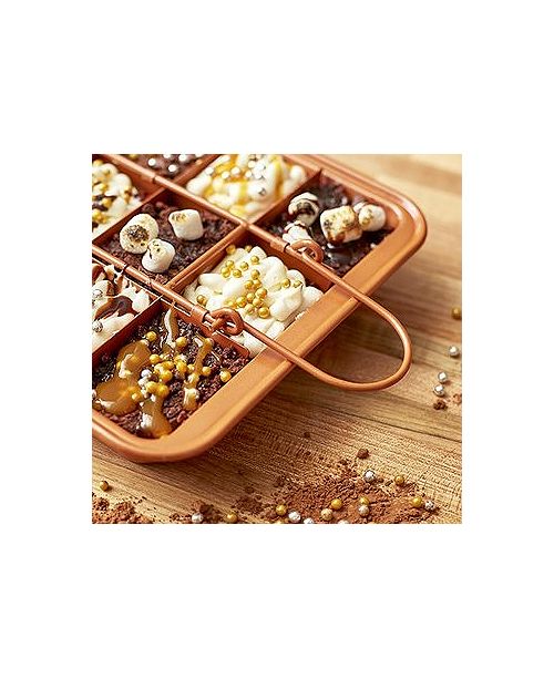 Gotham Steel Nonstick 12 5 X 8 Brooklyn Brownie Baking Pan Reviews Home Macy S