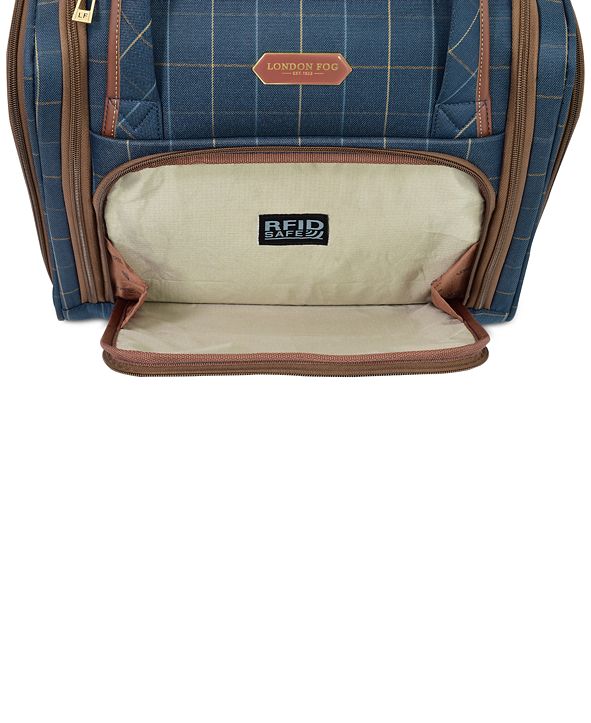 London Fog CLOSEOUT! Brentwood 15" Softside Underseat Luggage, Created for Macy's & Reviews