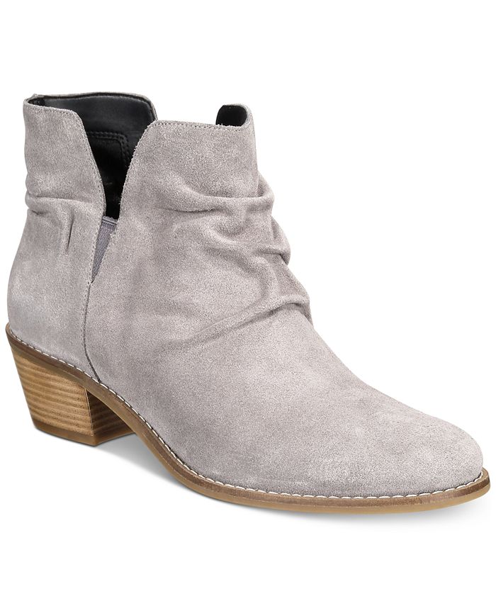 alayna slouch suede bootie