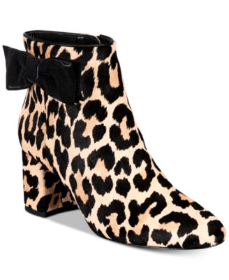 kate spade leopard boots
