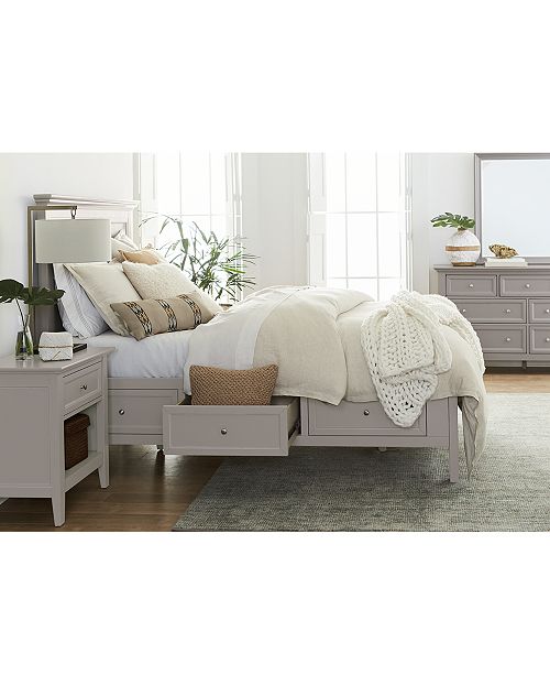 Furniture Sanibel Storage Platform Bedroom Furniture Collection Created For Macy S Reviews Furniture Macy S