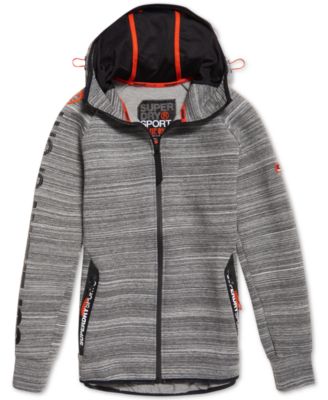 superdry men's gym tech stretch hoodie