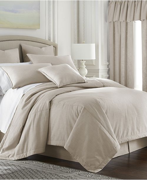 Colcha Linens Cambric Natural Comforter Queen Reviews Comforters Fashion Bed Bath Macy S