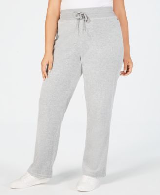 velour drawstring pants