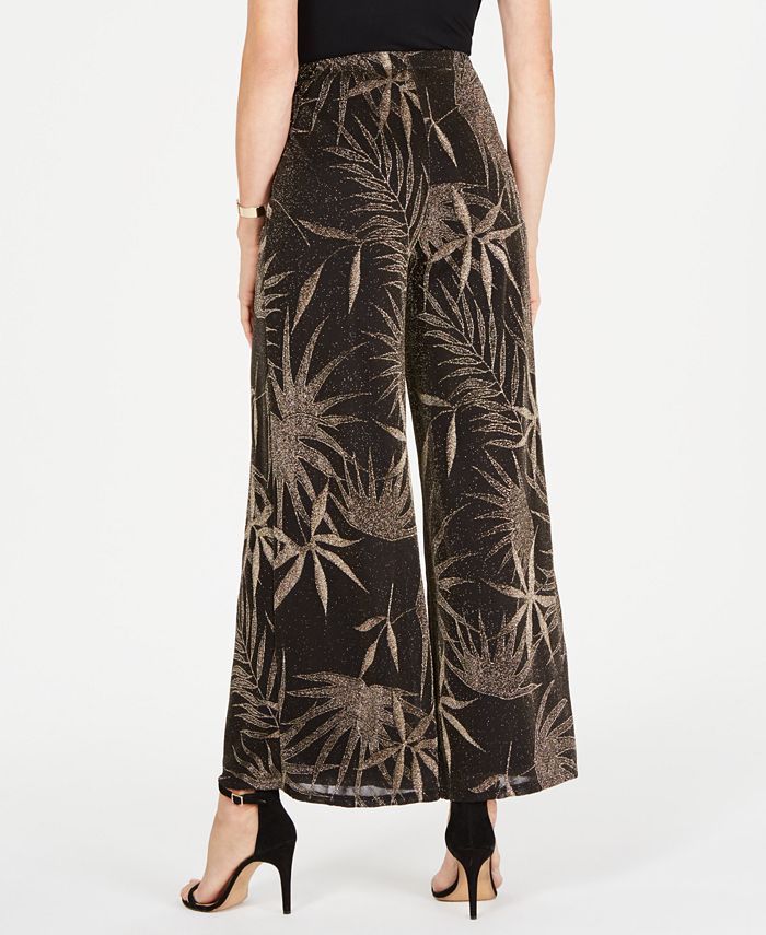 msk sparkled palazzo pants