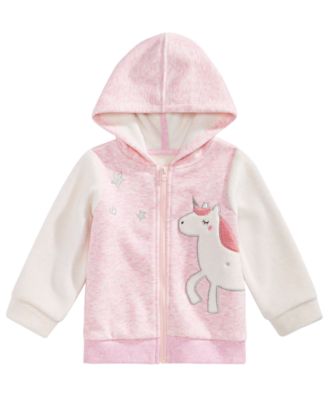 unicorn zip up hoodie