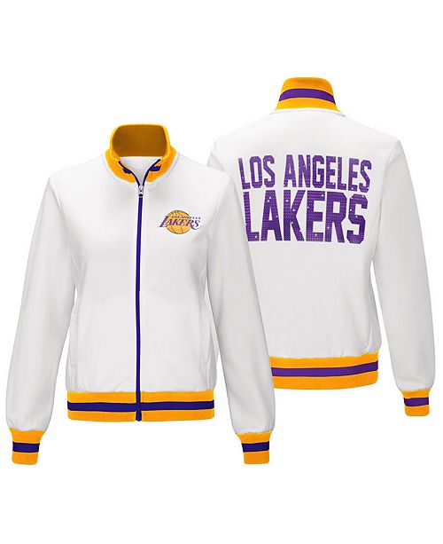 G Iii Sports Women S Los Angeles Lakers Field Goal Track Jacket Reviews Sports Fan Shop By Lids Women Macy S