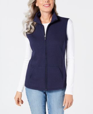 macy's karen scott fleece vest