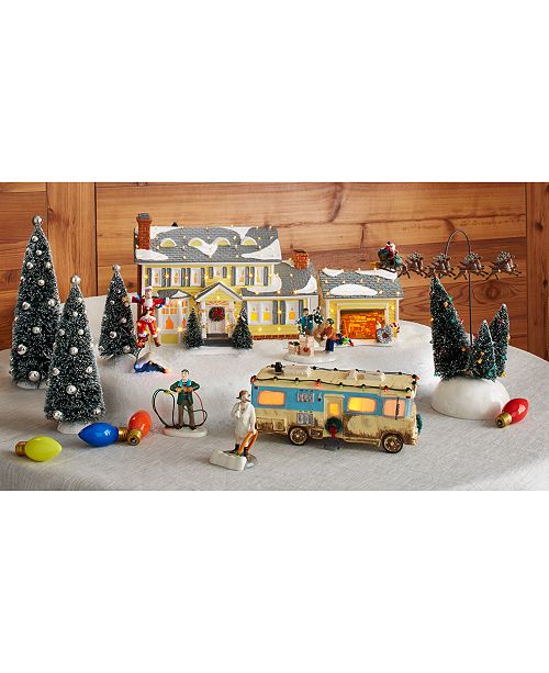 Department 56 National Lampoon S Christmas Vacation Snow Village Collection Reviews Holiday Shop Home Macy S