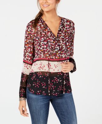 macy's tommy hilfiger blouses