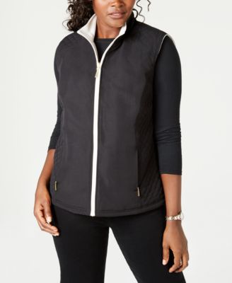 macy's karen scott fleece vest