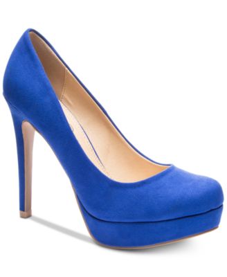 macy's blue shoes