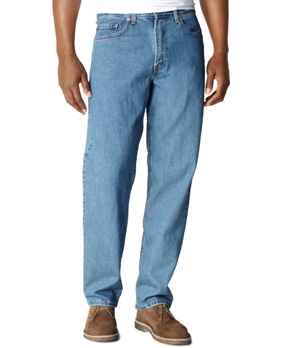 Levis Jeans, 560 Comfort Fit, Medium Stonewash Tapered Leg   Mens