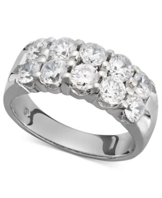2 row wedding band
