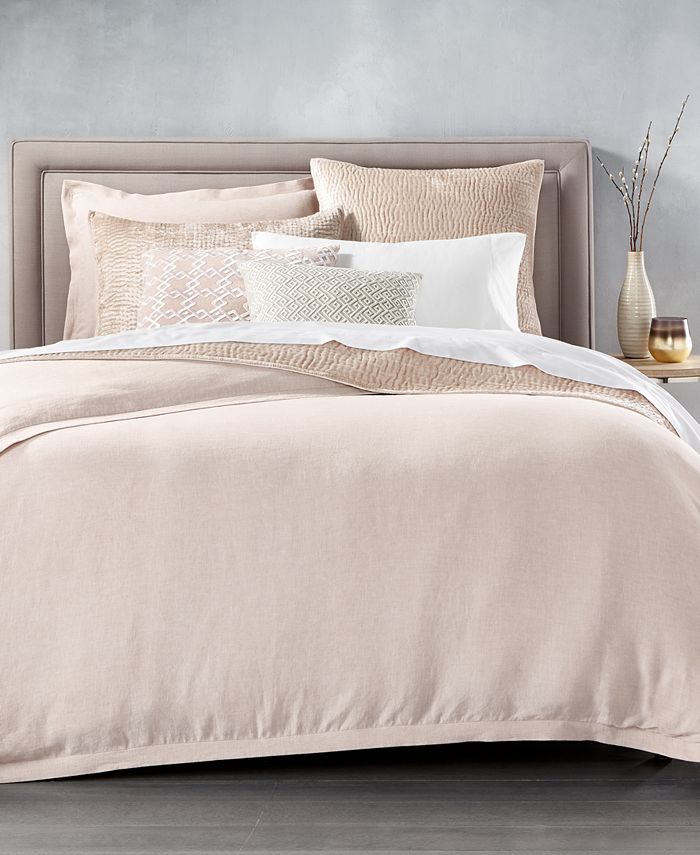 Hotel Collection Linen Full/Queen Duvet Cover, Created for Macy's