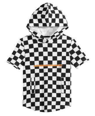 boys checkered hoodie