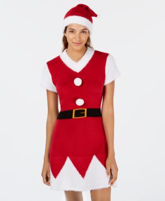 santa sweater dress