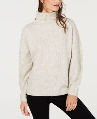 patchwork mock neck sweater french connection