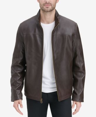 Cole Haan Men's Smooth Leather Jacket 