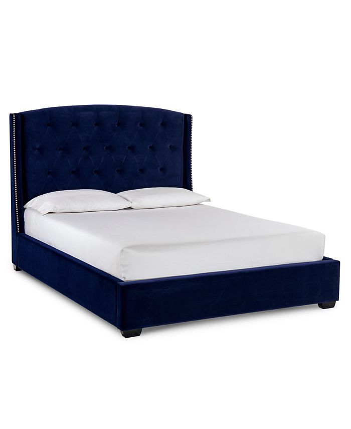 Furniture Closeout! Zoe Upholstered Queen Bed, Created for Macy's