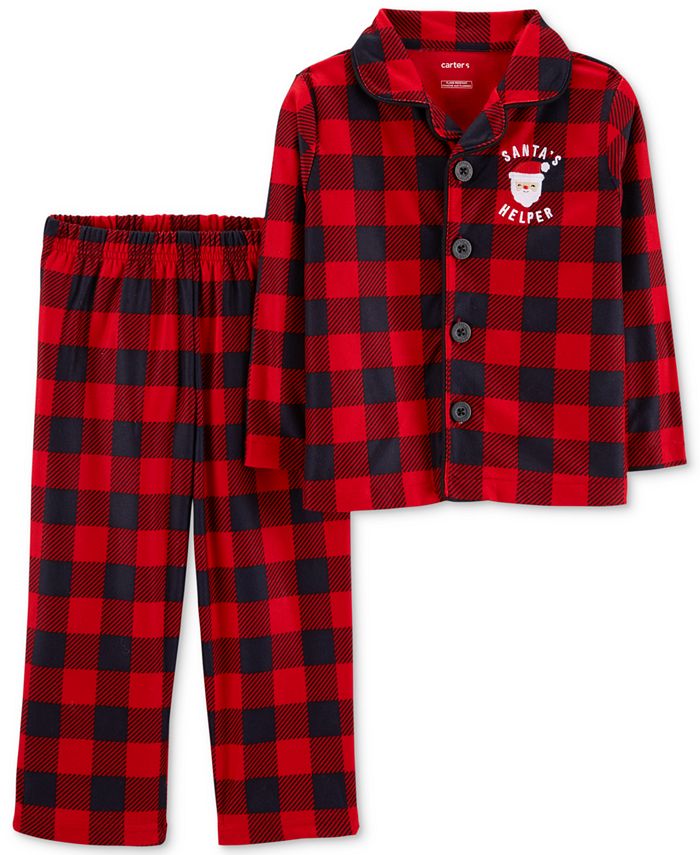 men's buffalo plaid jogger pajamas