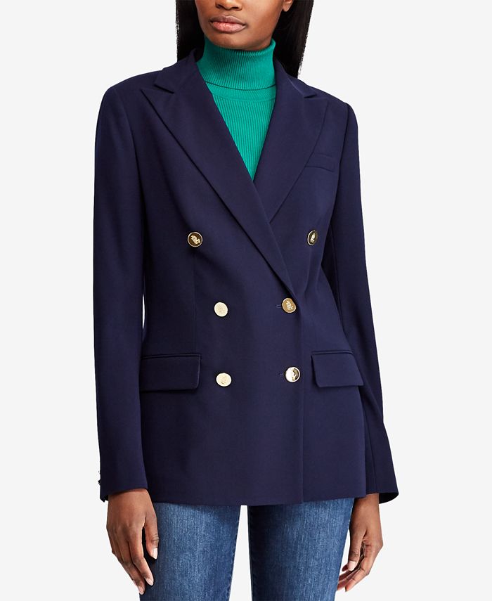 Lauren Ralph Lauren DoubleBreasted Blazer & Reviews Jackets