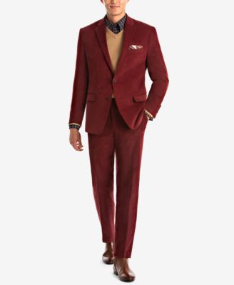 ralph lauren red suit