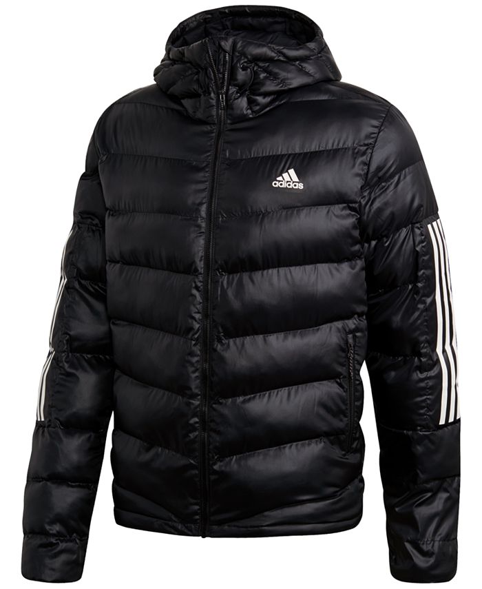 adidas Men's Insulated Hooded Puffer Jacket & Reviews - Coats & Jackets ...
