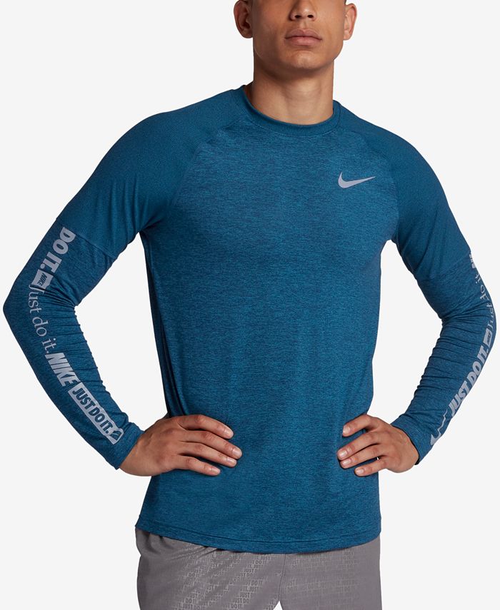 Nike Men's Element LongSleeve Running Shirt & Reviews TShirts Men