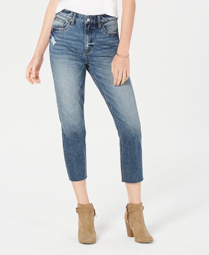 STS Blue Alicia Cropped Mom Jeans & Reviews - Jeans - Juniors - Macy's