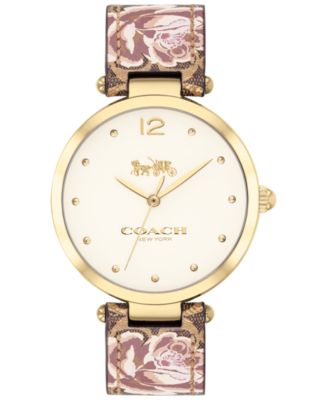 macys coach women's watches