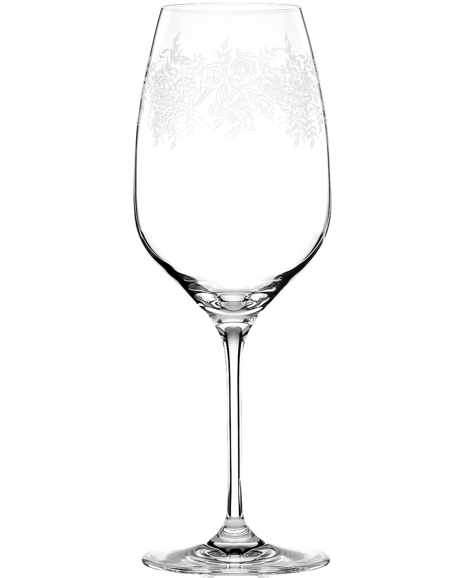 Marchesa by Lenox Wine Glass, Paisley Bloom