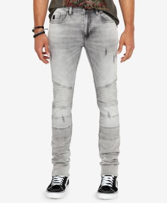 mens skinny moto jeans
