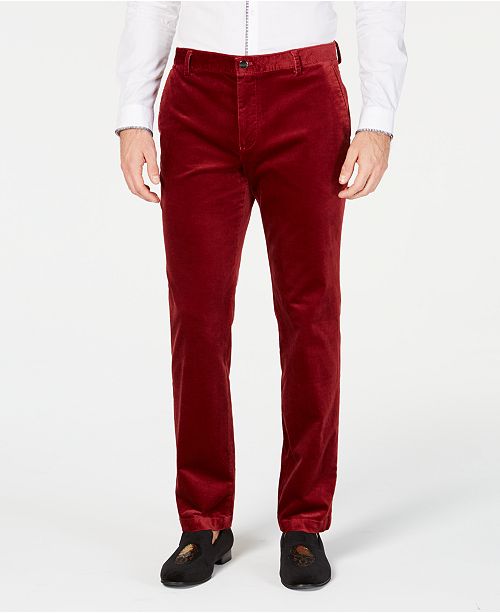 Inc International Concepts I N C Mens Velvet Slim Fit Pants Created For Macy S Reviews Pants Men Macy S Check out our red velvet pants selection for the very best in unique or custom, handmade pieces from our pants shops. mens velvet slim fit pants