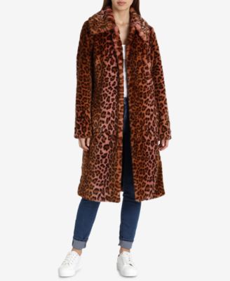 macys leopard coat