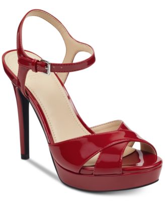 guess red heels