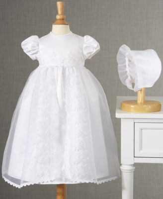 baby girl white christening dress