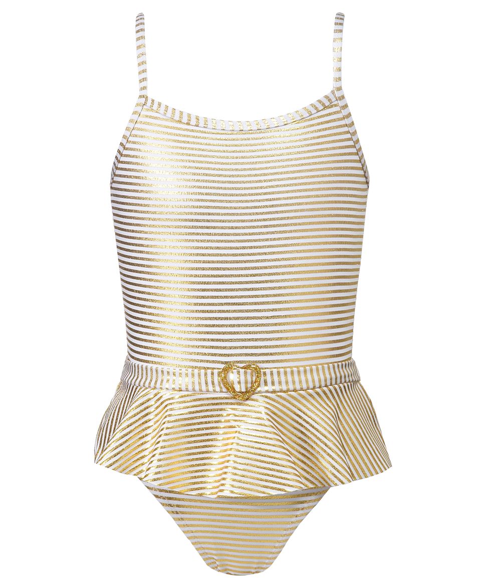Penelope Mack Kids Swimwear, Little Girl 24K Gold One Piece