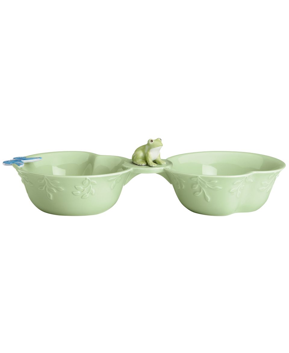 Lenox Dinnerware, Butterfly Meadow Figural Dragonfly Sectional Server