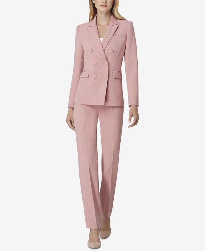 tahari asl white suit