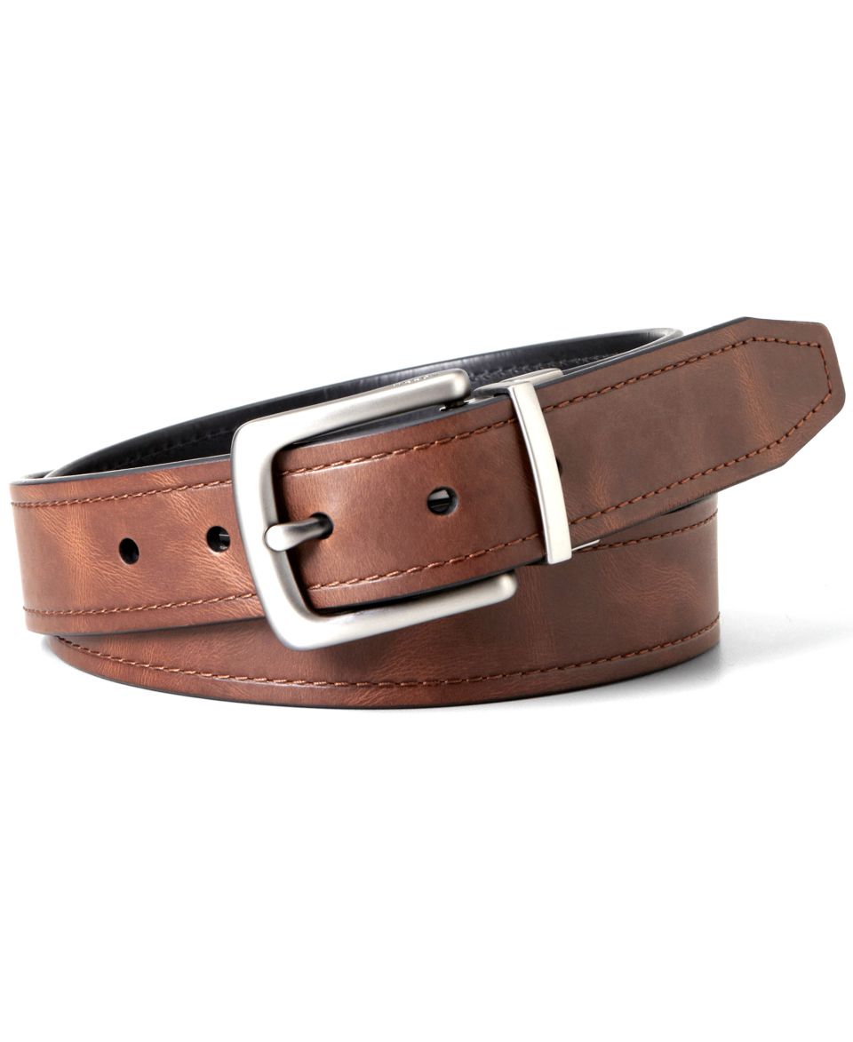 Fossil Belt, Derek Reversible Single Prong Belt   Mens Belts, Wallets